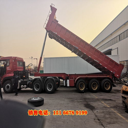 輕量化后翻自卸掛車8米與9米車型底盤價格解析